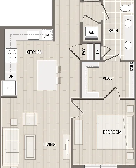 A4.1: 1bed 1bath A4.1: 1bed 1bath