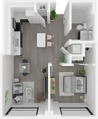 Floor plan 1X1