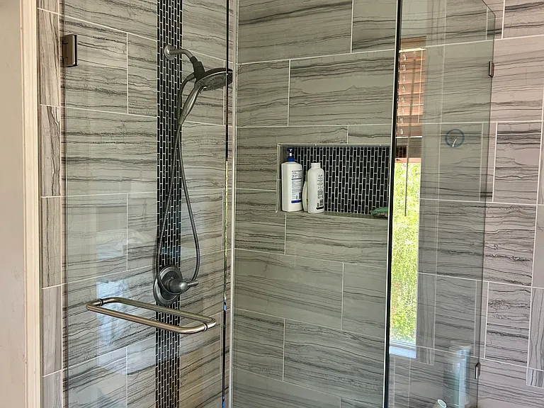 Master bathroom shower