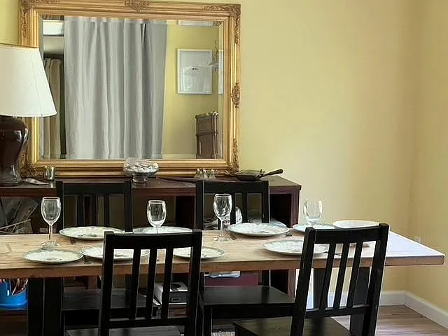 Dining Room- slider to deck on the right