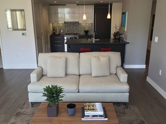View from Living room into Kitchen