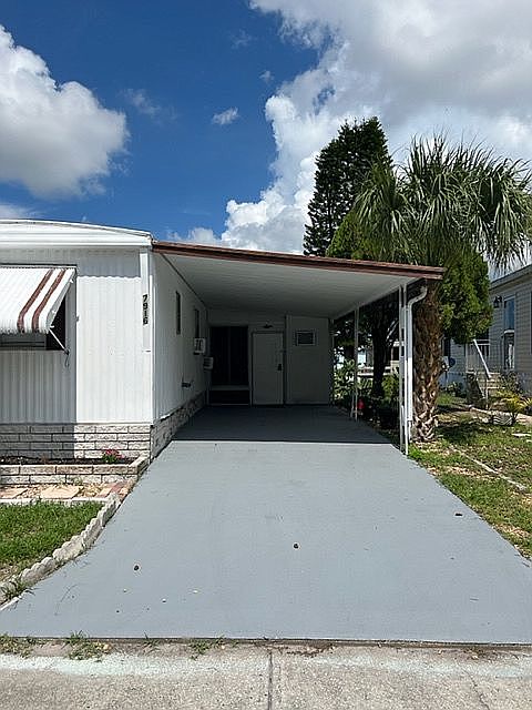 Carport and front of home
