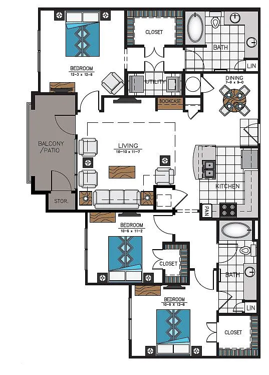 Floor plan C1