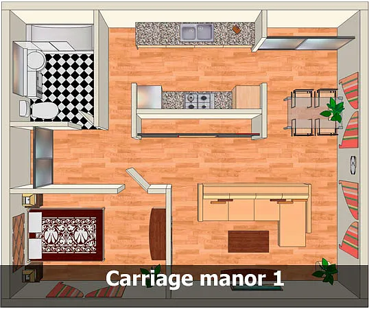 Floor plan One Bedroom
