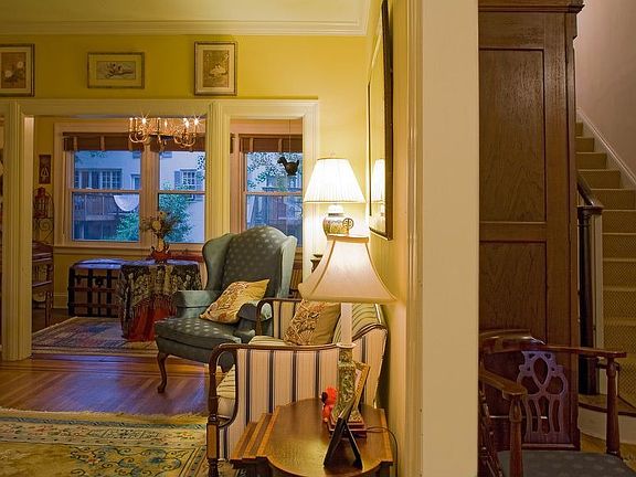 living room, sun room & entrance hall  