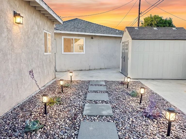 backyard zen area