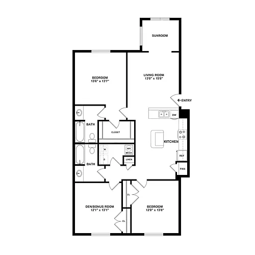 Floor plan Balance | 1456 sf