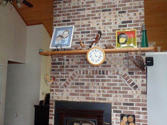 Family room fireplace