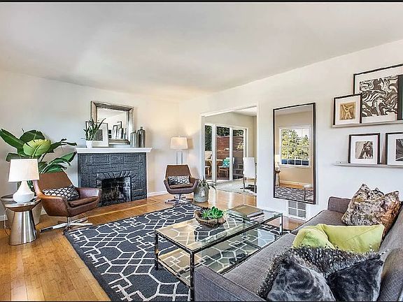 Living Room with Fireplace