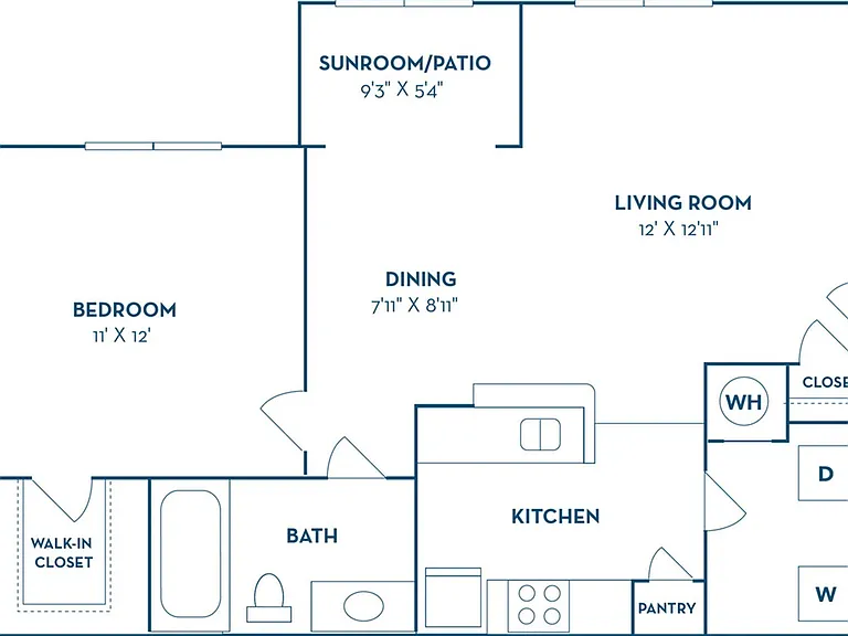 1 Bedroom | 1 Bath | 680 SF 1 Bedroom | 1 Bath | 680 SF