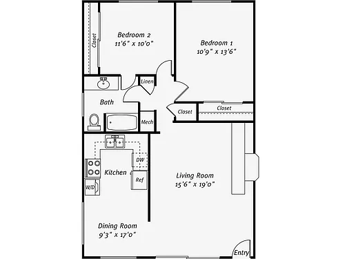 Floor plan B1