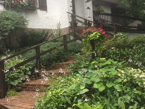 Front entrance and garden