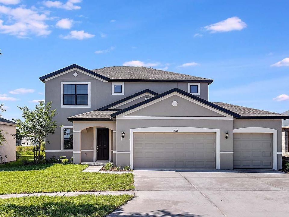 Saratoga 3-Car Tuscan elevation home exterior William Ryan Homes Tampa