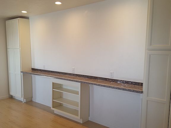 Two pantries, bookcase, work