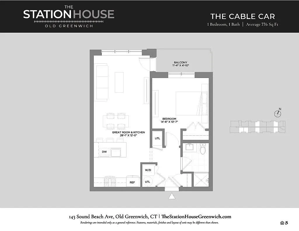 Floor plan The Cable Car