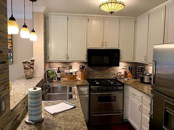 Stainless steel appliances.