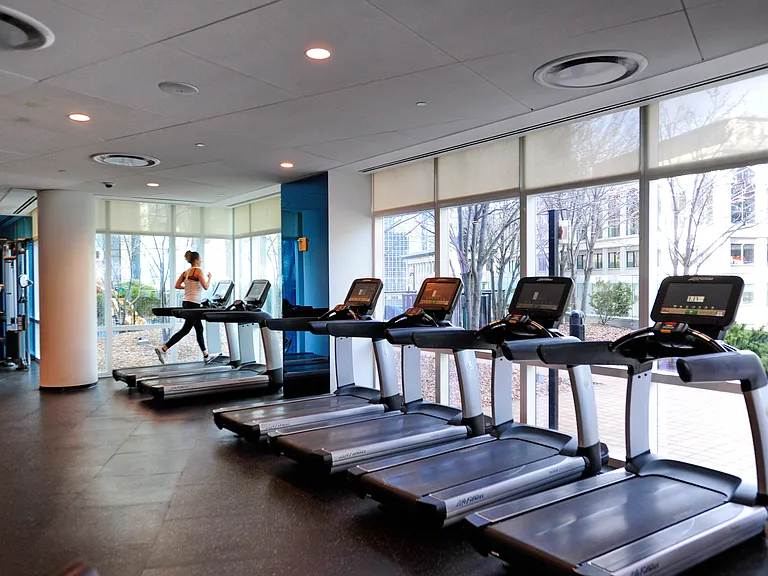 Gym inside the building