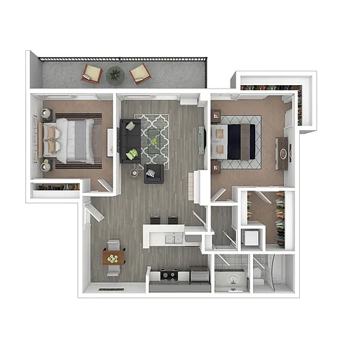 Floor plan 1X1