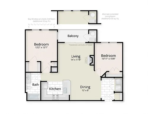 Floor plan Redwood