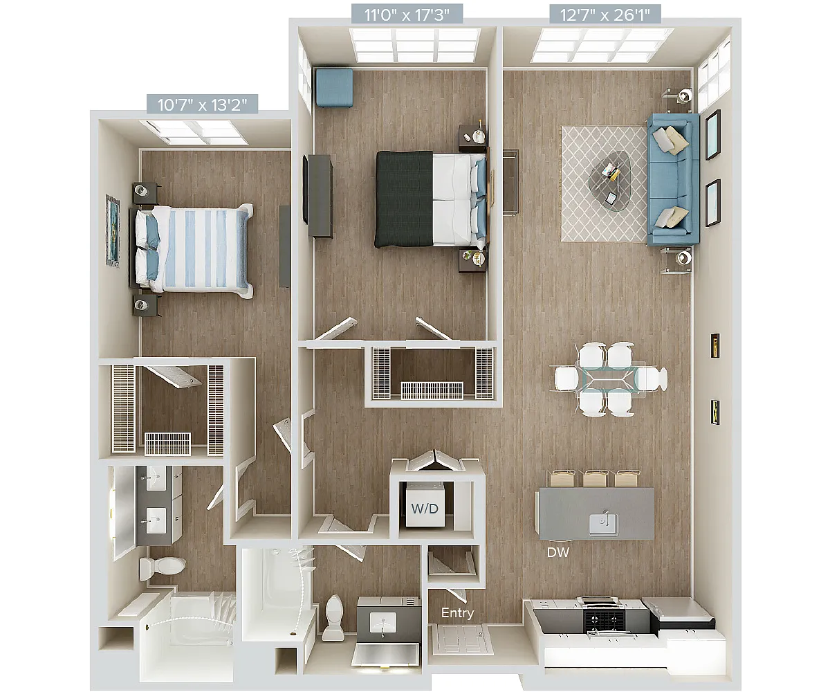 Floor plan B6U-1264