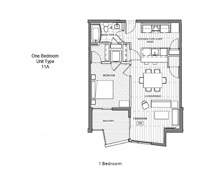 Floor plan A1D