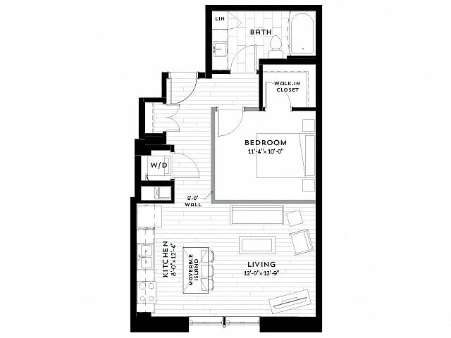 Floor plan 1H upgrade