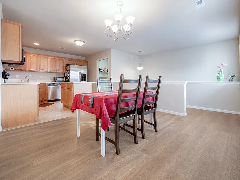 Render of floor upgrade - what to expect for move in