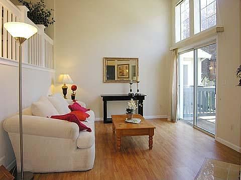 High Ceiling Living Room