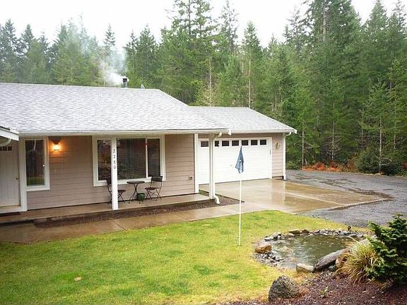 Pond and front of house