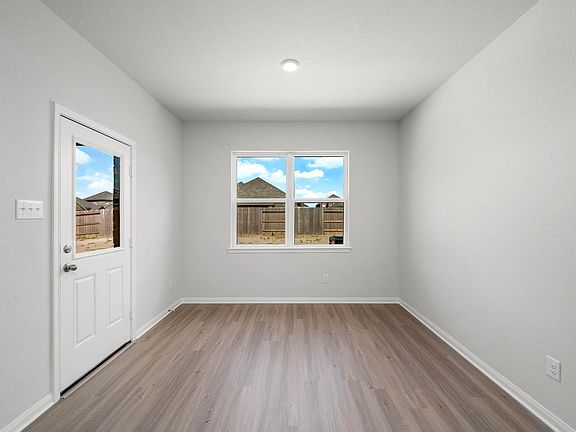 The dining room is perfect for family dinners.