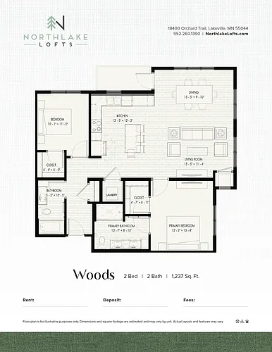 Floor plan Woods