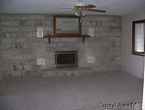 fireplace in LR
