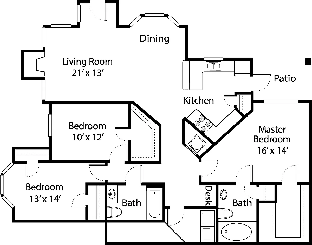Floor plan C1R