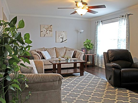 6" baseboards, crown molding