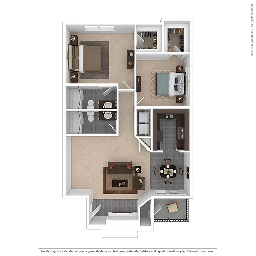 Floor plan B2 - Upstairs