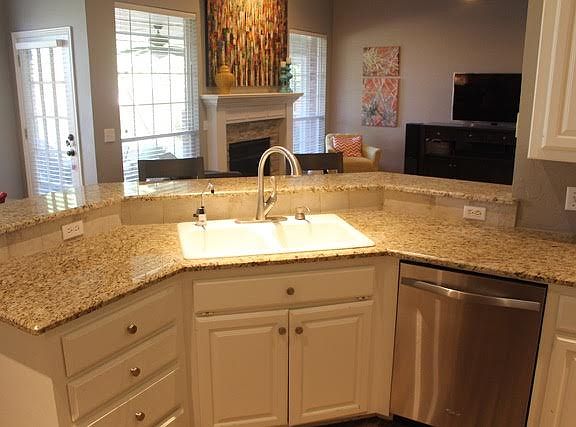 Kitchen granite counter top