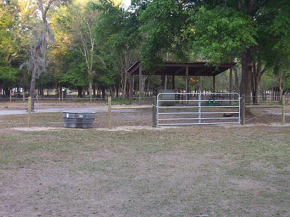 Large run in for horses