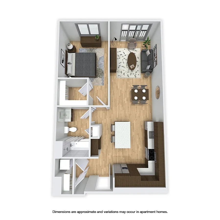 Floor plan Midvale Affordable