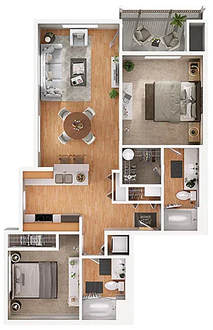 Floor plan B2A