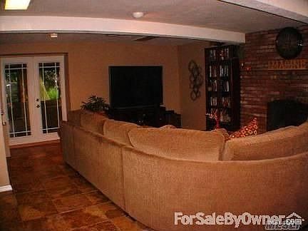 Living Room With Hard Wood Floors