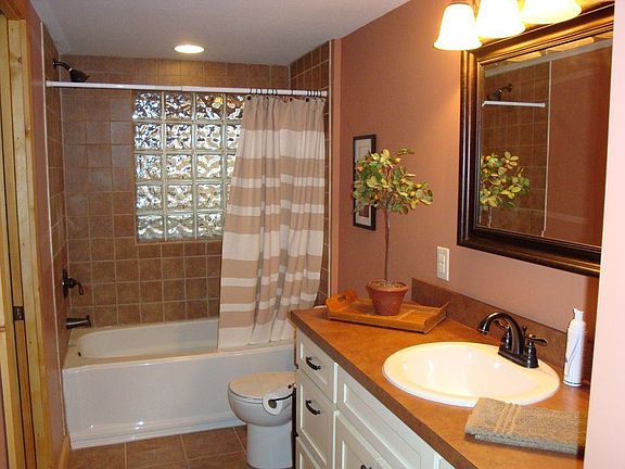 Bath off living room