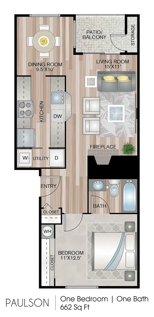 Floor plan Paulson
