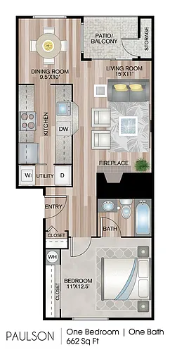 Floor plan Paulson