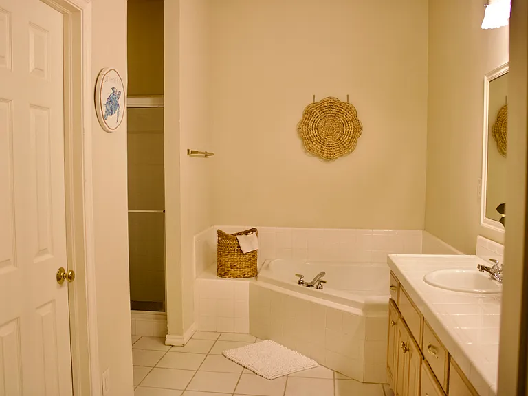 Primary attached bathroom