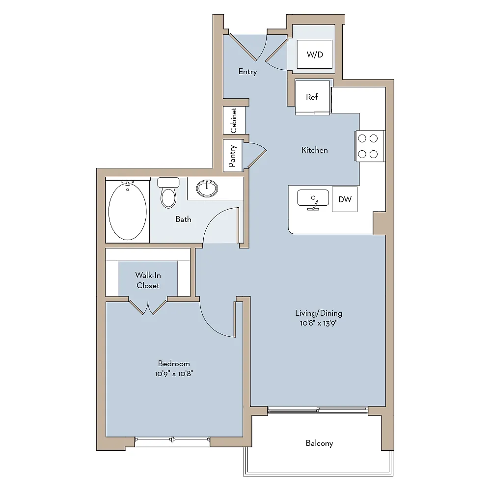 Floor plan San Gabriel