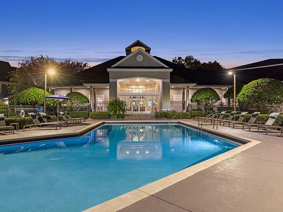 Experience serene evenings by the elegant pool, a perfect retreat for relaxation.
