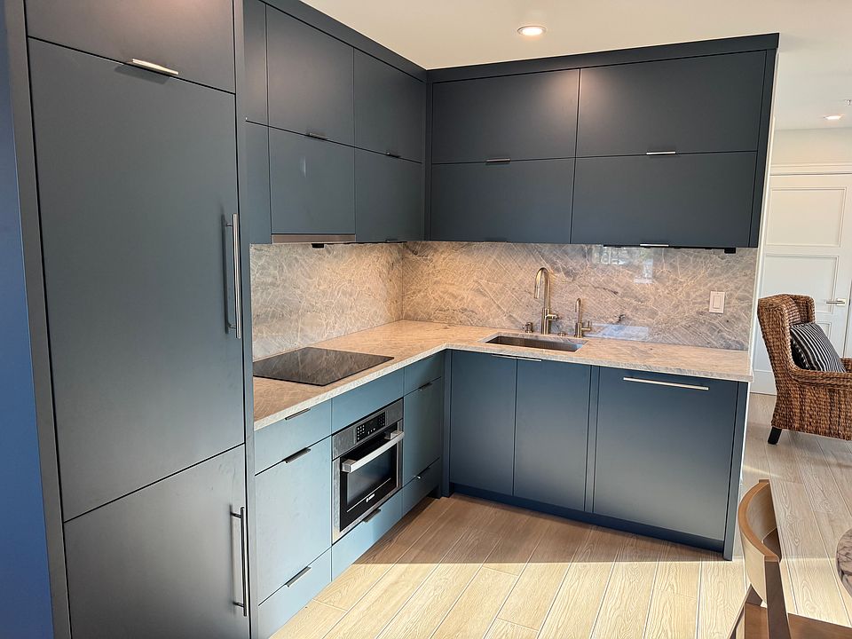 Built in panel ready fridge, cook top, ask dishwasher and Bosch combi