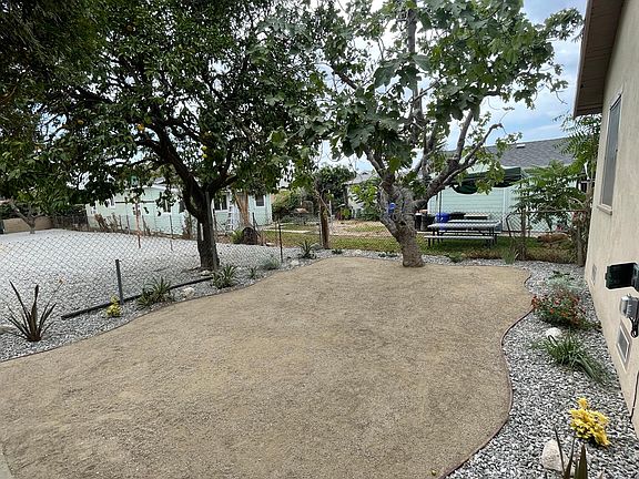 Front yard with new landscaping