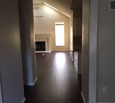 view inside from front door