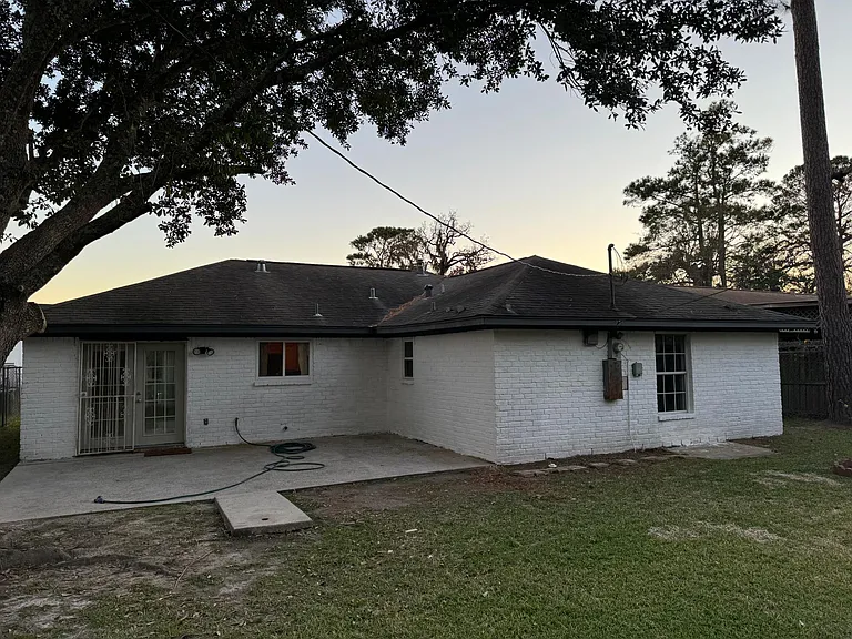 Large outdoor patio